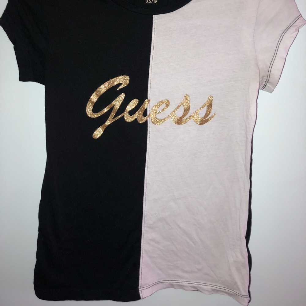 Guess two tone shirt